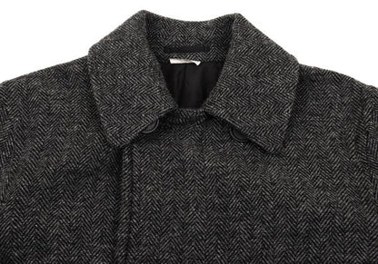 COMME des GARCONS HOMME DEUX Gray Wool Double Coat Size S