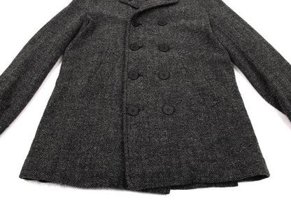 COMME des GARCONS HOMME DEUX Gray Wool Double Coat Size S