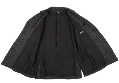 COMME des GARCONS HOMME DEUX Gray Wool Double Coat Size S