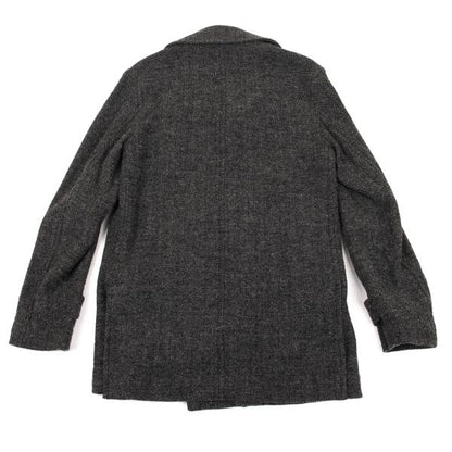 COMME des GARCONS HOMME DEUX Gray Wool Double Coat Size S