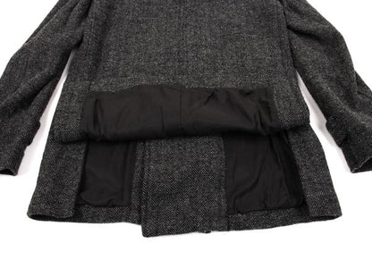 COMME des GARCONS HOMME DEUX Gray Wool Double Coat Size S