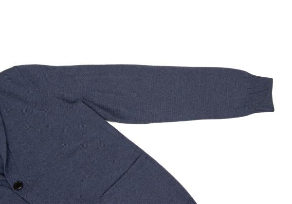 Theory Blue Wool Knit Jacket Size S
