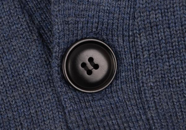 Theory Blue Wool Knit Jacket Size S
