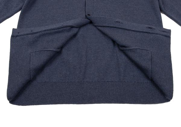 Theory Blue Wool Knit Jacket Size S