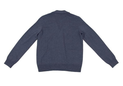 Theory Blue Wool Knit Jacket Size S