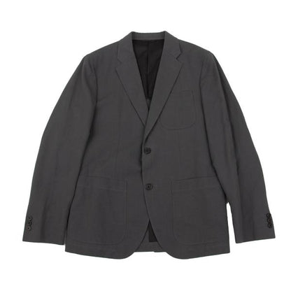 MARGARET HOWELL Cotton Linen Patch Jacket Gray Size M