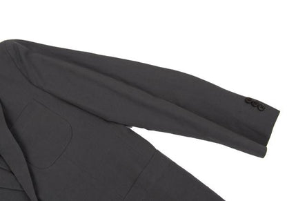 MARGARET HOWELL Cotton Linen Patch Jacket Gray Size M