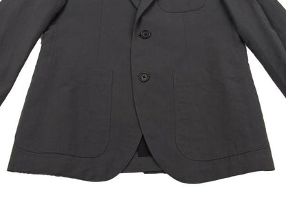 MARGARET HOWELL Cotton Linen Patch Jacket Gray Size M