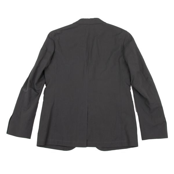 MARGARET HOWELL Cotton Linen Patch Jacket Gray Size M