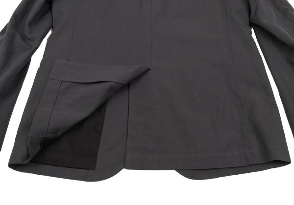 MARGARET HOWELL Cotton Linen Patch Jacket Gray Size M