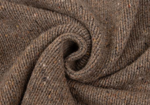 MARGARET HOWELL Wool Linen Blend Knit Jacket Brown Size M