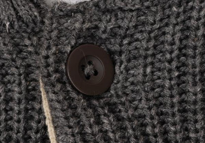 MARGARET HOWELL Wool Cotton Raglan Knit Jacket Gray Size M