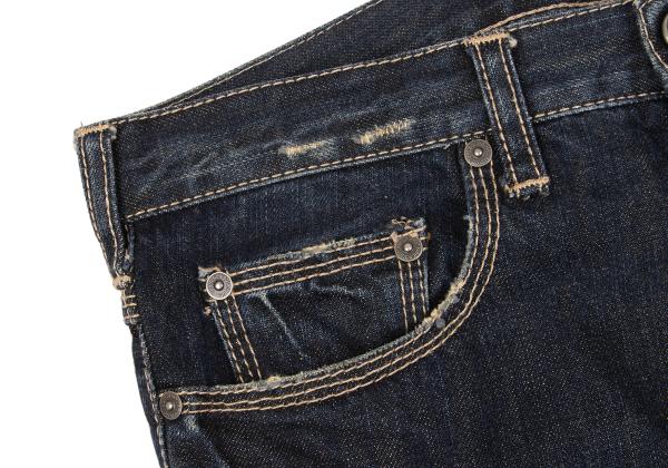 Neil Barrett INDIGO Side Zip Denim Jeans Size 29