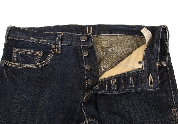 Neil Barrett INDIGO Side Zip Denim Jeans Size 29