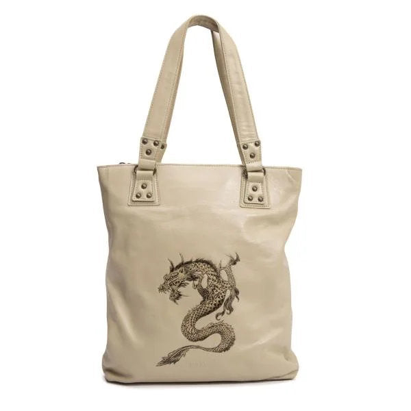 Jean Paul GAULTIER Dragon Bag Beige