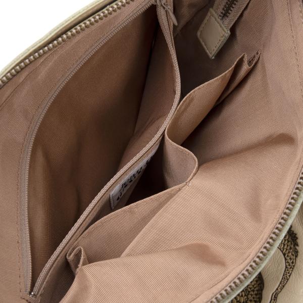 Jean Paul GAULTIER Dragon Bag Beige