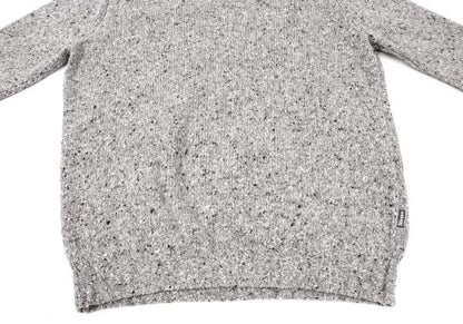 Papas+ Wool Blend Nep Turtleneck Sweater Gray Size M