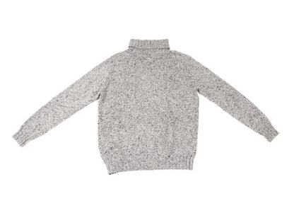 Papas+ Wool Blend Nep Turtleneck Sweater Gray Size M