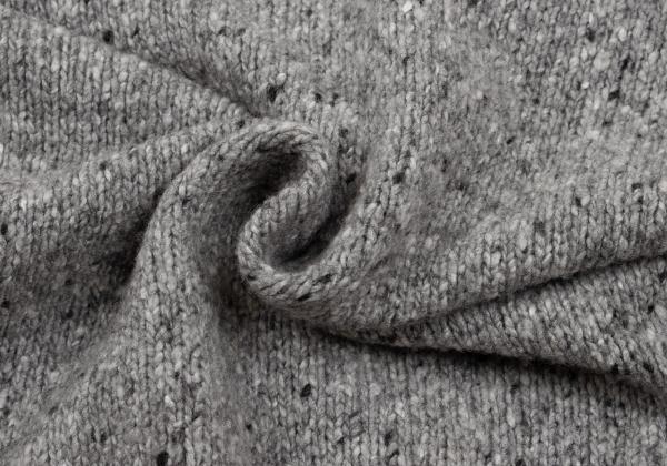 Papas+ Wool Blend Nep Turtleneck Sweater Gray Size M