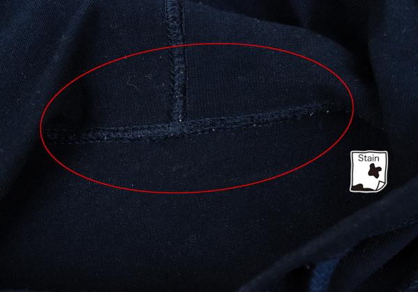 Papas Back Marlin Logo Print Cotton Hoodie Navy Size 48M