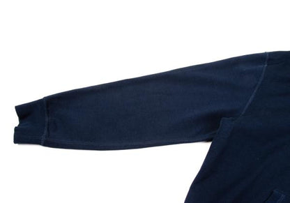 Papas Back Marlin Logo Print Cotton Hoodie Navy Size 48M