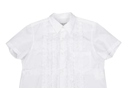 robe de chambre COMME des GARCONS Lace Sleeve Shirt Size M