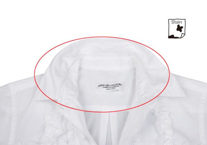 robe de chambre COMME des GARCONS Lace Sleeve Shirt Size M