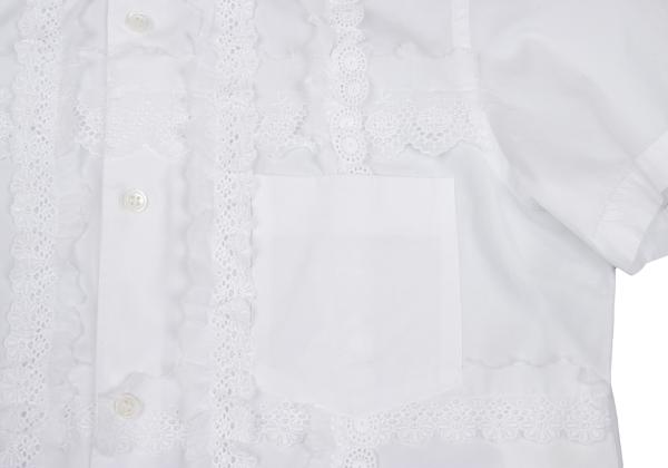 robe de chambre COMME des GARCONS Lace Sleeve Shirt Size M