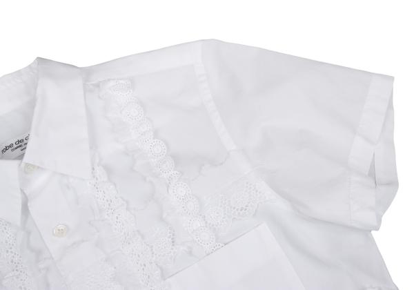 robe de chambre COMME des GARCONS Lace Sleeve Shirt Size M