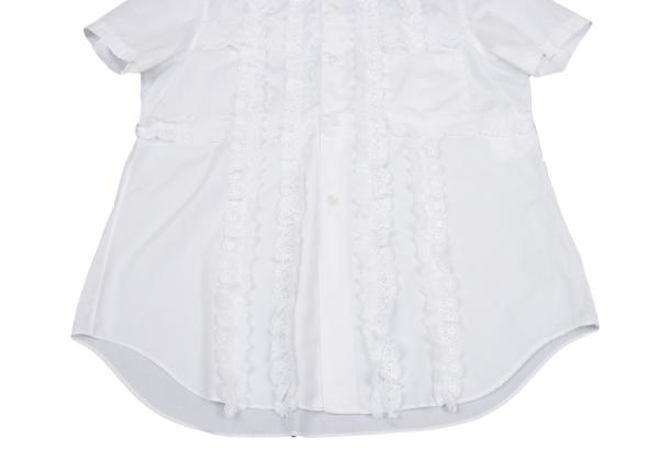 robe de chambre COMME des GARCONS Lace Sleeve Shirt Size M