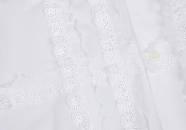 robe de chambre COMME des GARCONS Lace Sleeve Shirt Size M