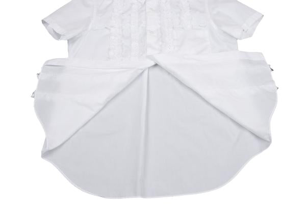 robe de chambre COMME des GARCONS Lace Sleeve Shirt Size M