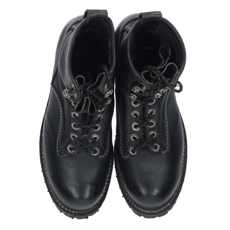 Chrome Hearts Jobmaster Leather Blade Lace-up Boot Size 9.5