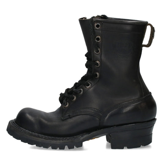 Chrome Hearts Leather Blade Lace-up Boot Multi Size 7.5