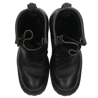 Chrome Hearts Leather Blade Lace-up Boot Multi Size 7.5