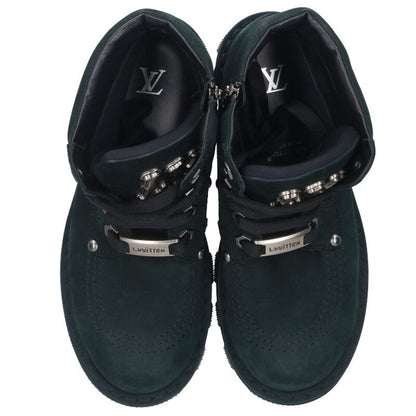 LOUISVUITTON LV Checker Metal Logo Ankle Boot Dark Size 9