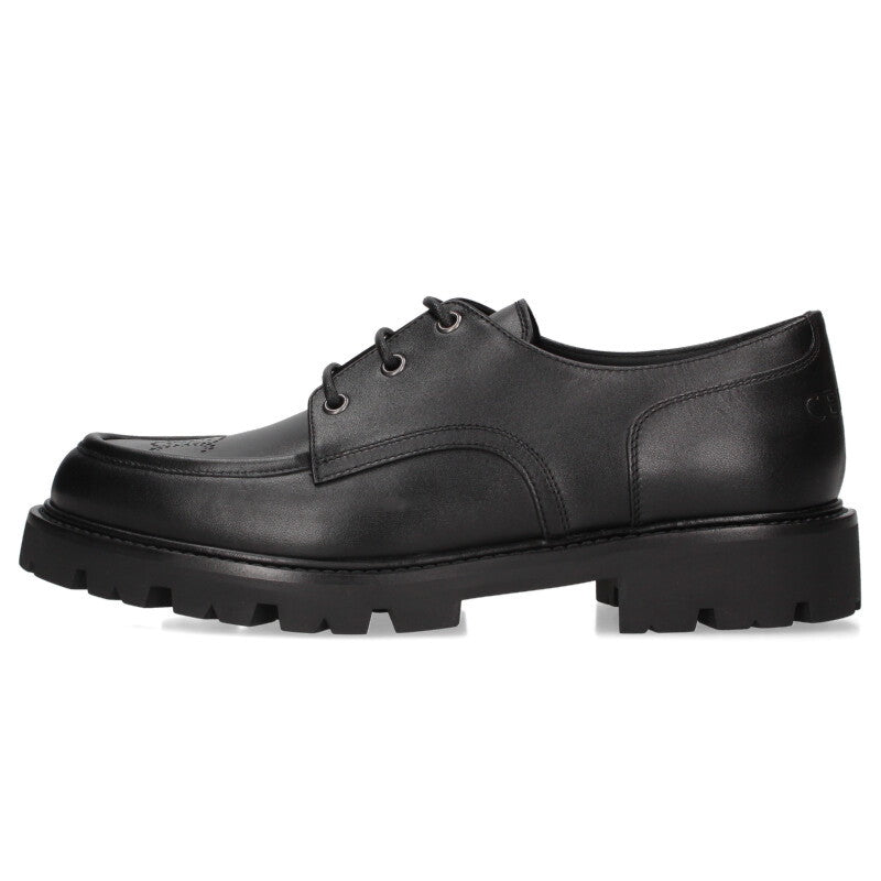 CELINE 25AW Margaret Derby 35 Leather Boots Black Size 8.5