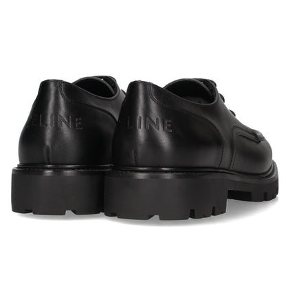 CELINE 25AW Margaret Derby 35 Leather Boots Black Size 8.5