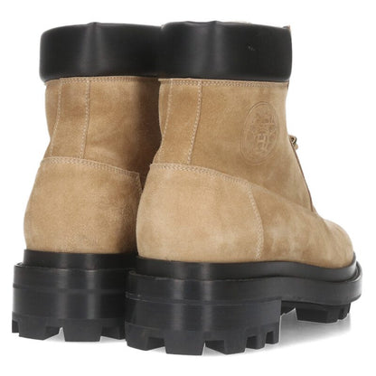 HERMES Shearling Boots Beige Size 12