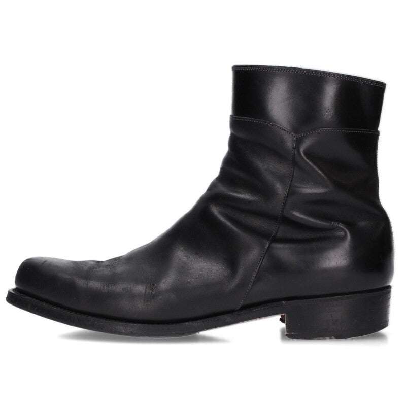 Post Production Side Zip Boots Black Size 6.5