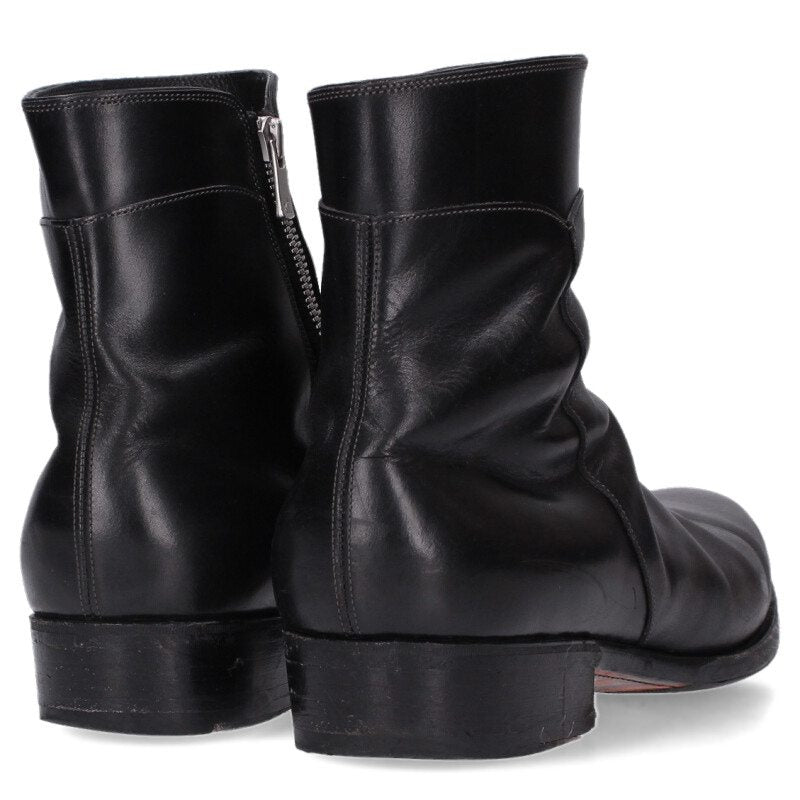 Post Production Side Zip Boots Black Size 6.5