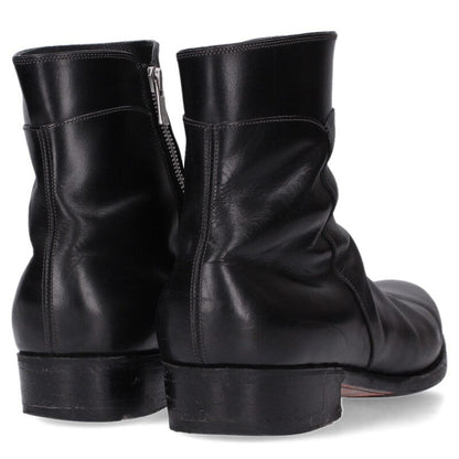 Post Production Side Zip Boots Black Size 6.5