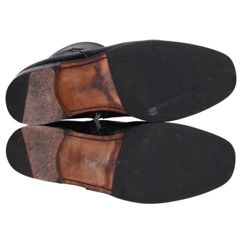 Post Production Side Zip Boots Black Size 6.5
