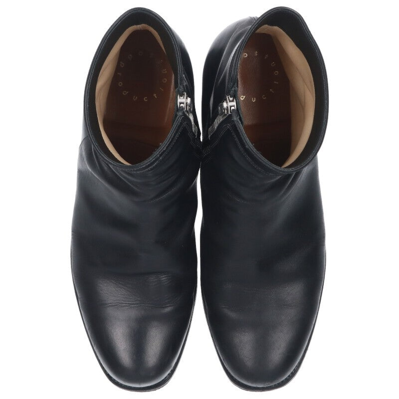 Post Production Side Zip Boots Black Size 6.5