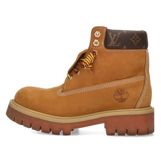 LOUISVUITTON x Timberland Monogram Ankle Boot Beige Size 7