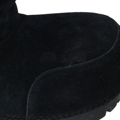 BALENCIAGA Alaska Mouton Big Boots Black Size 9.5