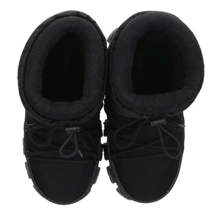 PRADA Triangle Logo Plate Nylon Ski Boots Black Size 9.5