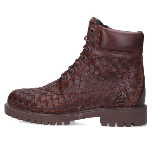Timberland 6-Inch Premium Braided Boots Brown Size 8