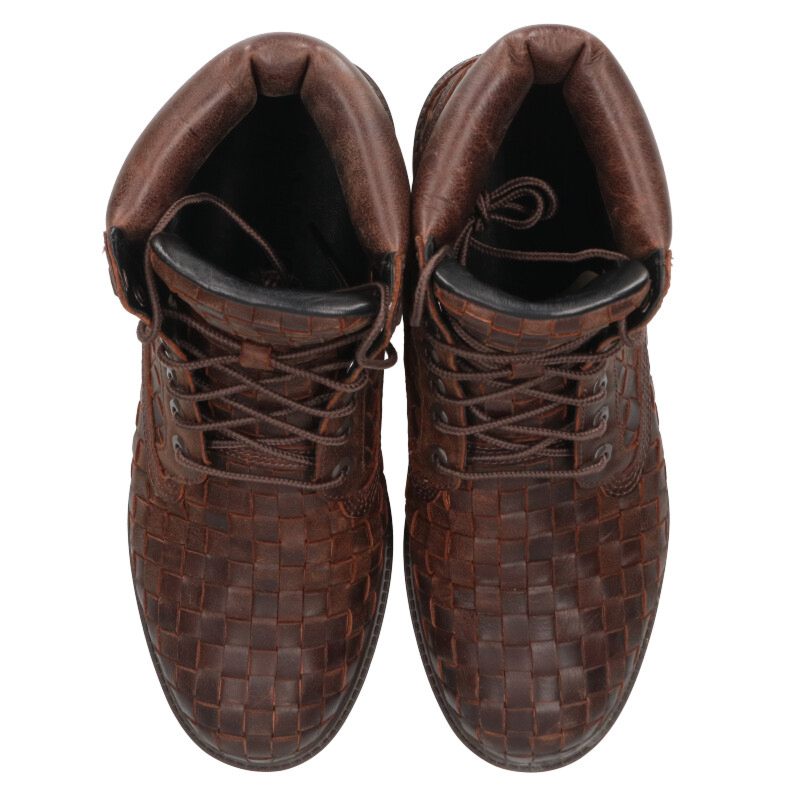 Timberland 6-Inch Premium Braided Boots Brown Size 8