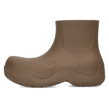 BOTTEGA VENETA Puddle Rubber Boots Brown Size 8.5